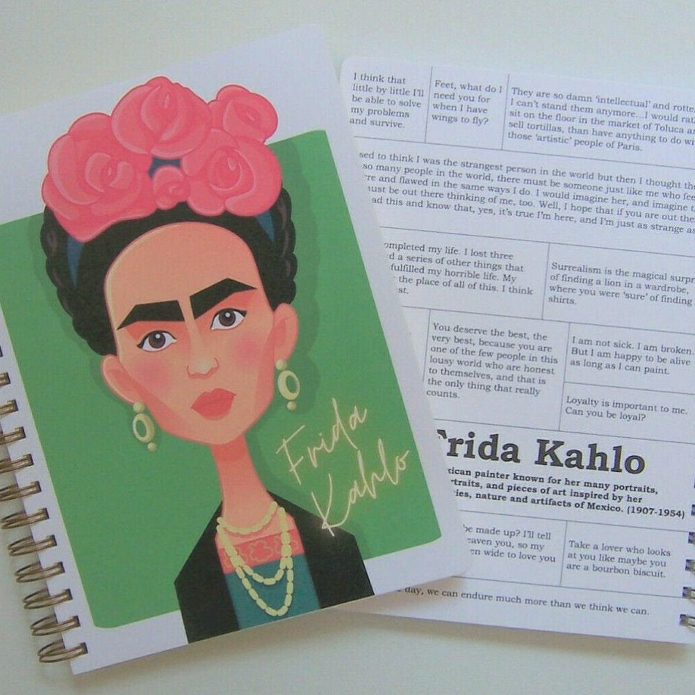 LITERARY LABRADOR "Frida Kahlo" Notebook
